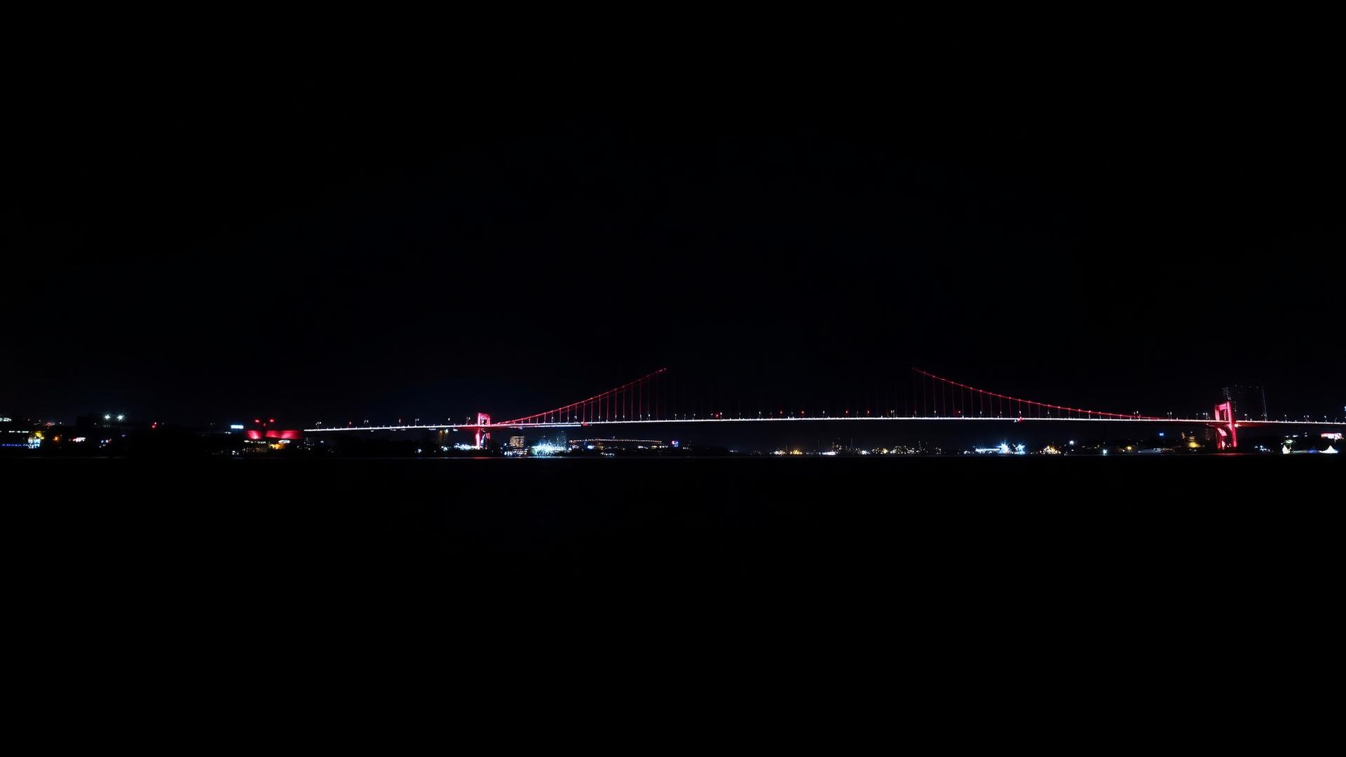 Night view of the Lagos skyline